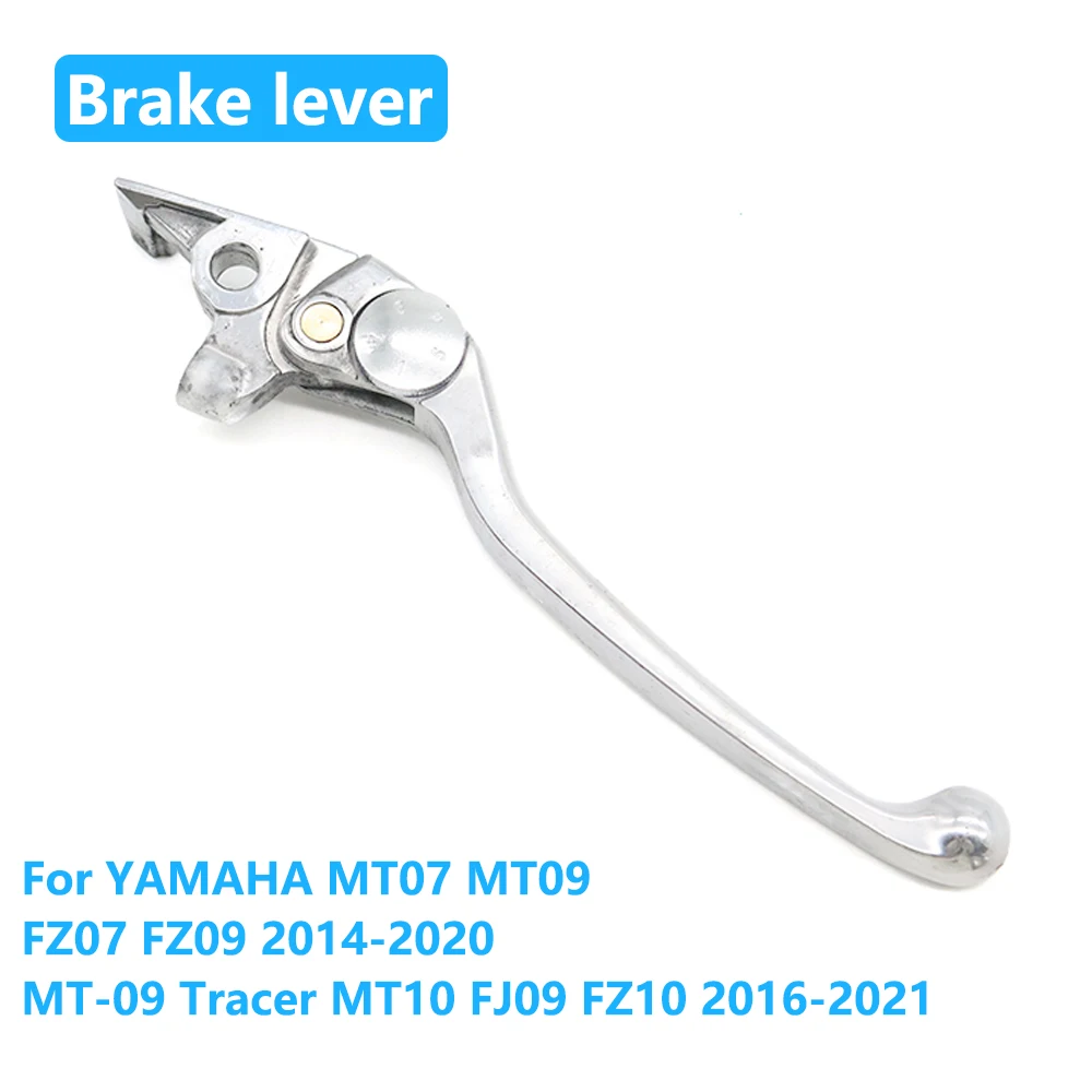 

Motorcycle Brake Lever Control Silver Handles For YAMAHA MT07 FZ07 MT09 MT10 FZ09 2014-2020 MT-09 Tracer FJ09 FZ10 2016-2021