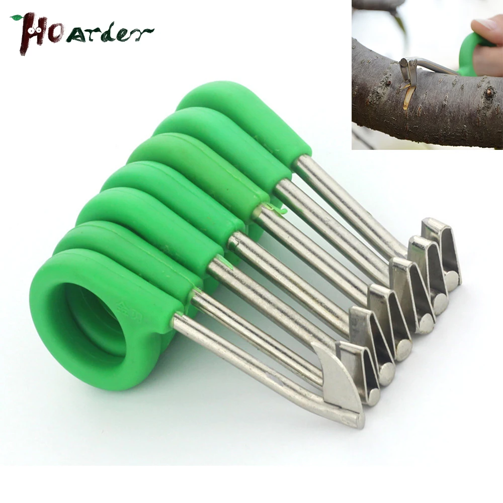 Garden Pruner Ring Barking Cutter Scissors Garden Fruit Tree Grape Girdling Knife Rings Tool Cutting Blade Pruning Hand Tools