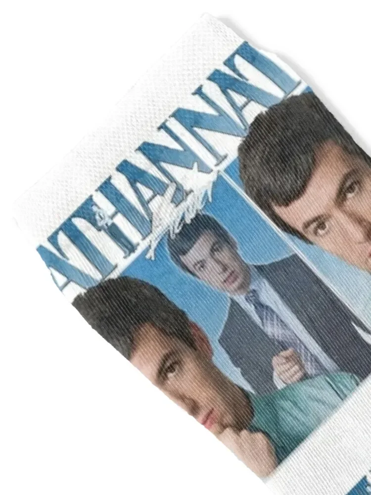 Nathan Fielder, 90's, Vintage, Socks gym winter thermal kawaii Designer Man Socks Women's