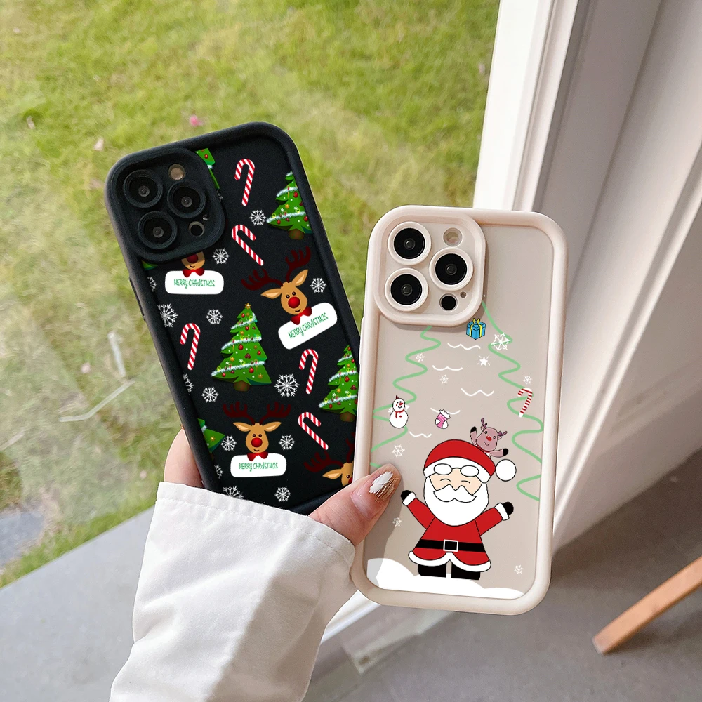 Merry Christmas Santa Claus Phone Case for Samsung Galaxy A16 A06 A35 A55 A25 A05s A15 A54 A34 A24 A14 A05 4G 5G Soft TPU Cover