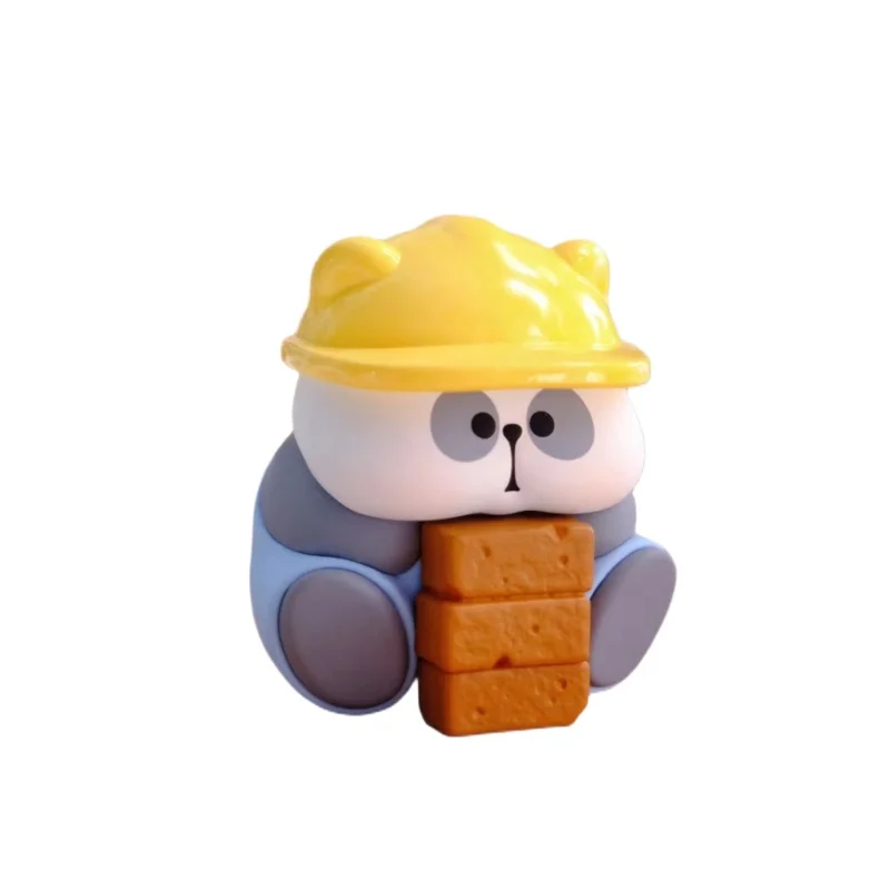 Oryginalne figurki Panda Mr.Pa Pa'S z serii Working Week, figurki niespodzianki, urocze figurki, prezenty dla dziewczynek, zabawne ozdoby na biurko, zabawki kolekcjonerskie. — 2