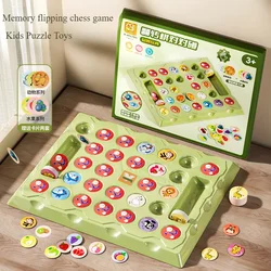 Fun Memory Flip Chess Game Toys Party Parent-child Interaction Desktop Games Children Logical Thinking Memory Chain Chess