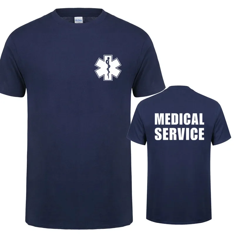 EMT Services médicaux d'urgence paramédicals t-shirt hommes t-shirt style décontracté à manches courtes hommes dessus frais