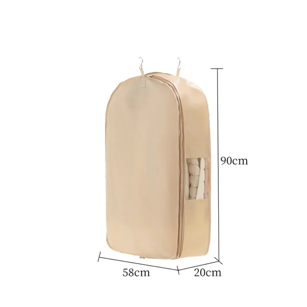 Durable with Zipper Compression Dust Cover Hanging Space Saving Garment Bag Long Coat Storage