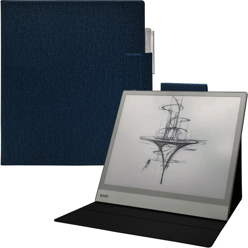 NEW BOOX Note X6 10.3 Inch PU Leather Folio Case Auto Sleep Wake Magnetic Closure Slim Ultra Lightweight Cover Only