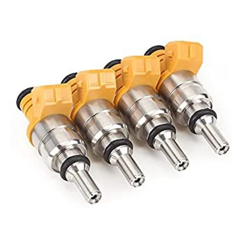 4Pcs Fuel Injector Nozzle Flow Matched Fuel Injector 0K30E13250 For KIA Rio 1.6L 1.5L 2001-2005 0K30E-13250 Car Supplies