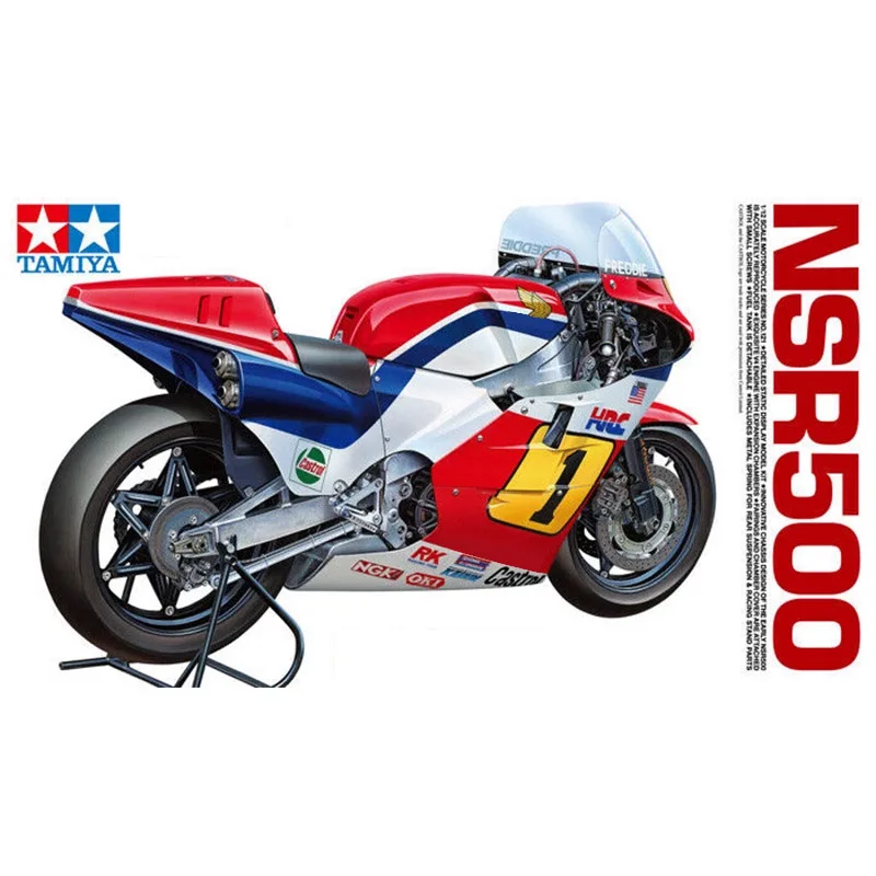 Tamiya 14121 1/12 NSR500 \'84 Racing Motorcycle Sport Handmade Motorbike Hobby Toy Plastic Model Building Assembly Kit