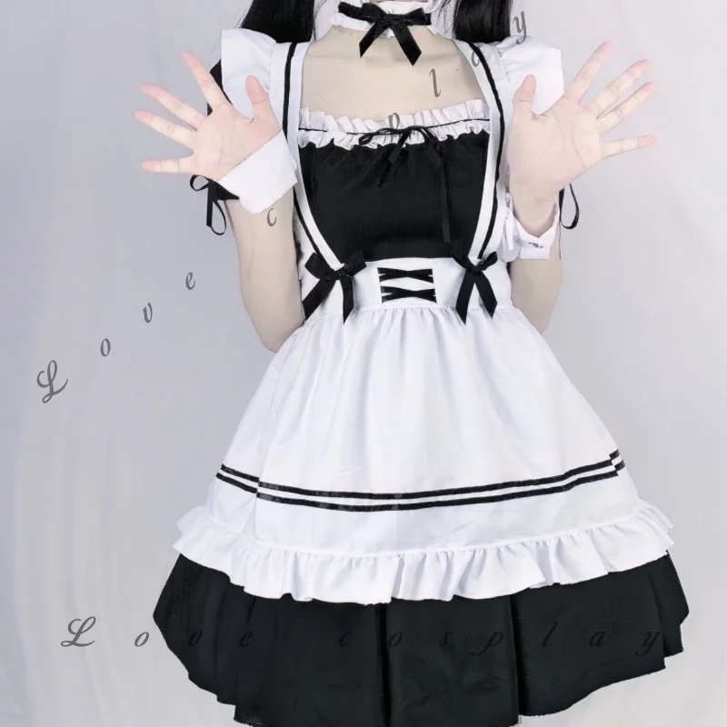 لطيف خادمة موحدة لوليتا فستان اللعب زي ألياف البوليستر المرأة استخدام خاص الملابس ملابس الرقص الحديثة المصنوعة في الصين
