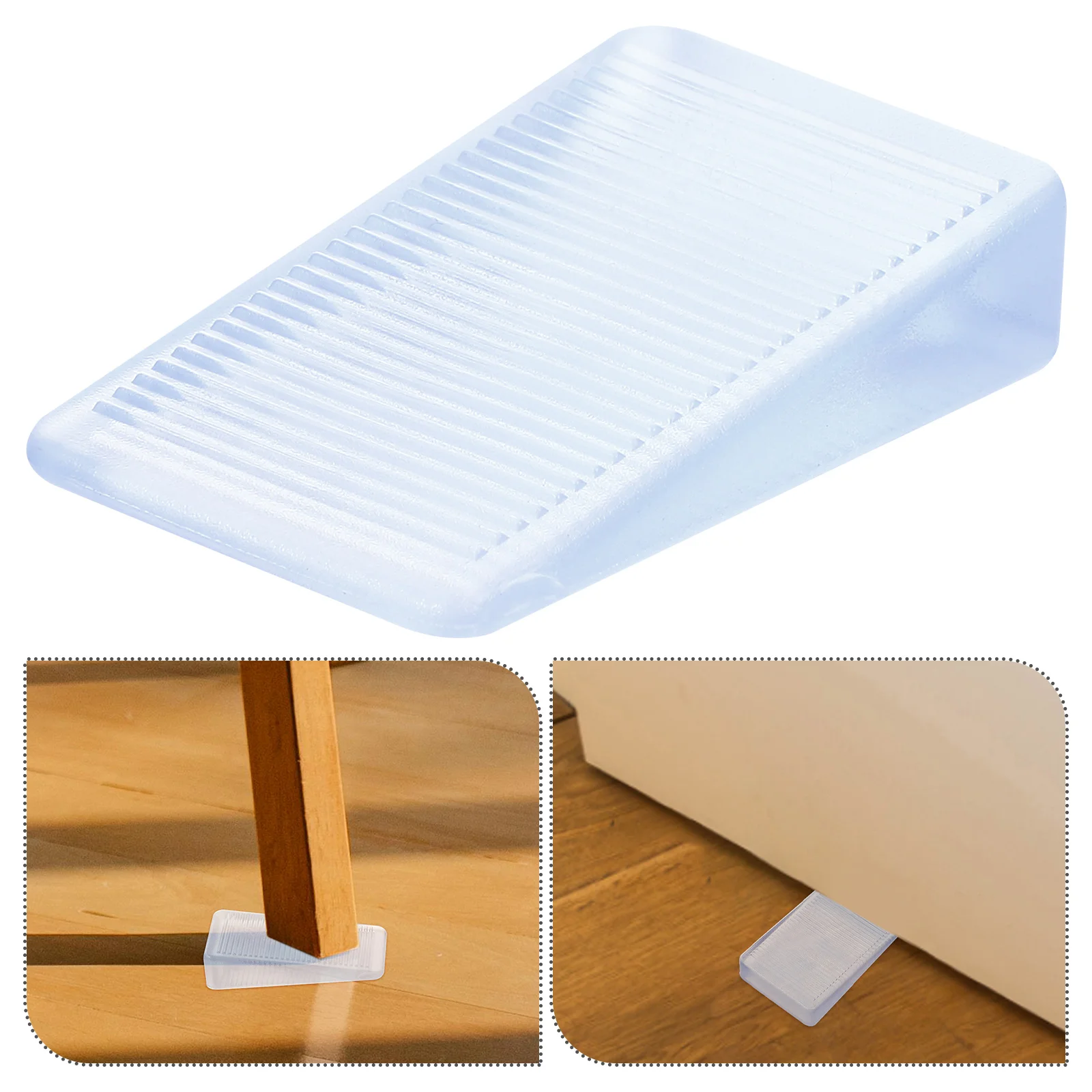 

8pcs niture Leveling Shims Wear-Resistant Table Stabilizers Door Wedge Stopper Multi-Function Household Shims For Beds