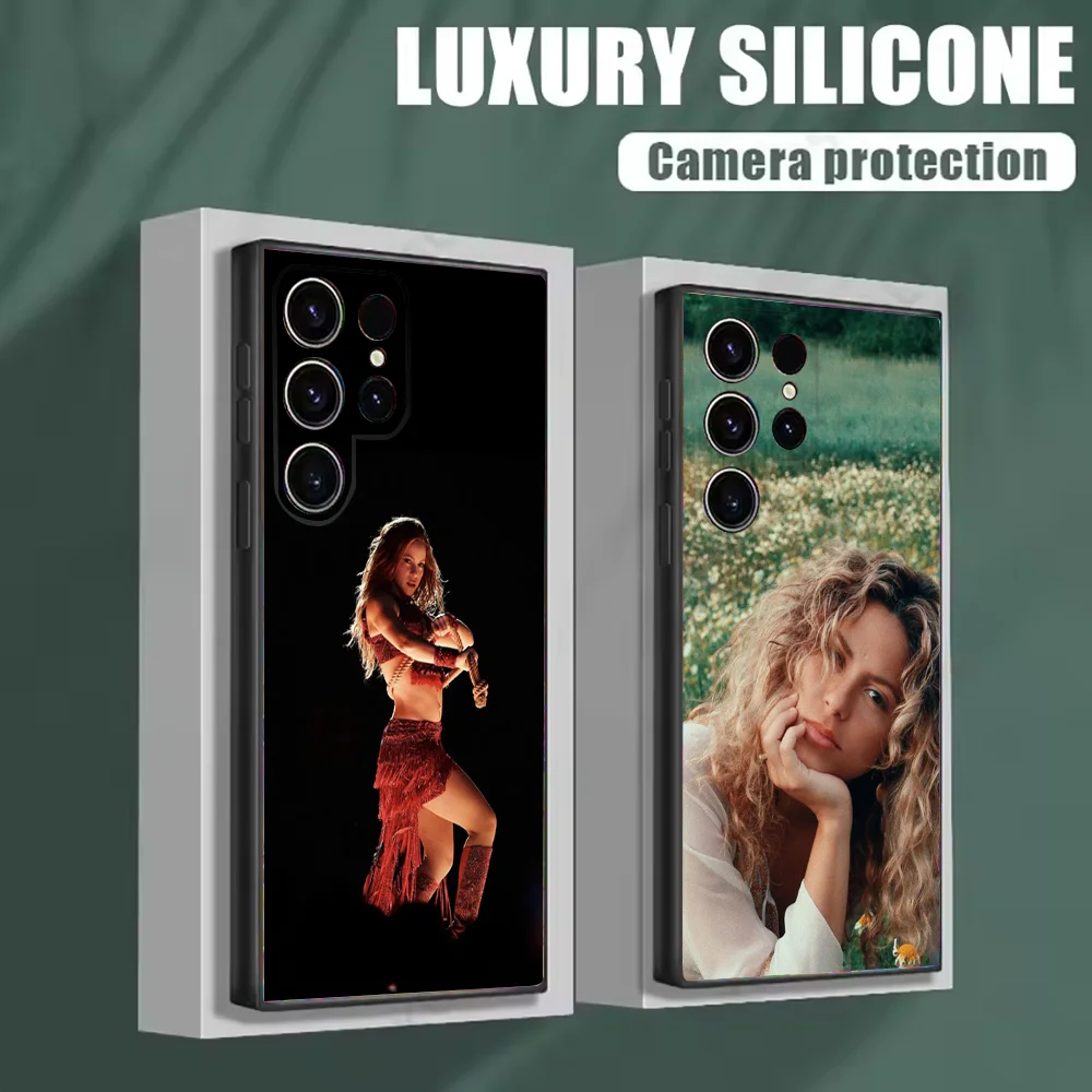 

Singer F-Famous Shakira Phone Case For Samsung S25,S24,S21,S22,S23,S30,Ultra,S20,Plus,Fe,Lite,Note,10 Black Soft Shell
