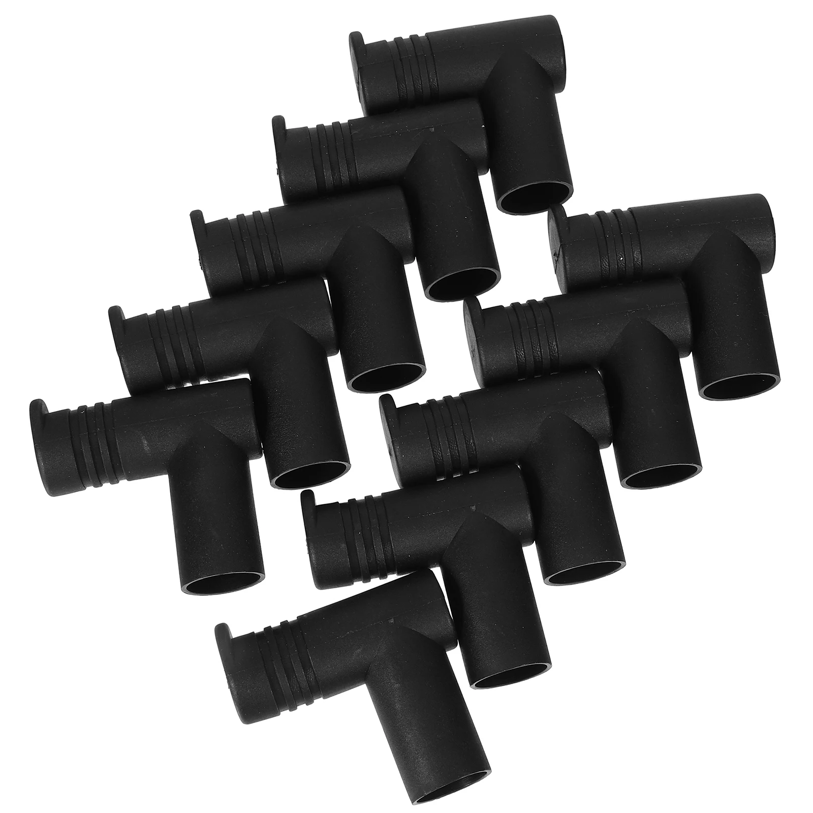 

10 Pcs Clothes Hanger Connection Tube Sleeve Rack Adapters Drying Plastic Joints Connector for Pole Connectors Parts Hangers