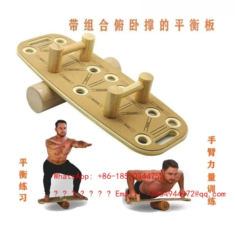 

Wooden Indoor Silent Fitness Yoga Snowboard Snowboard Surfing Paddle Board Core Training Balance Board