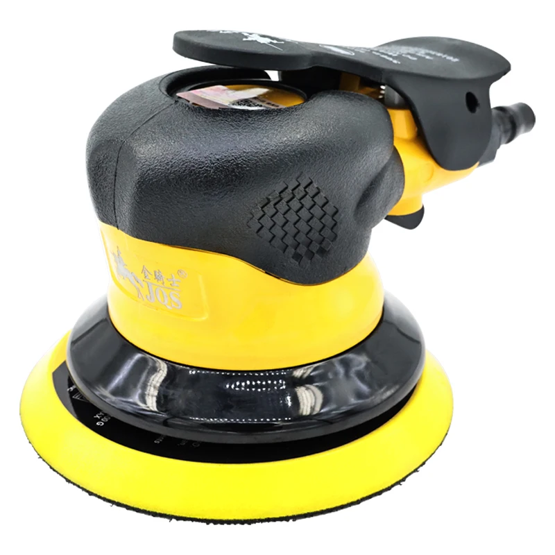 

Dual-purpose pneumatic sander for stone/vehicle polishing - 5 & 6 inch pads