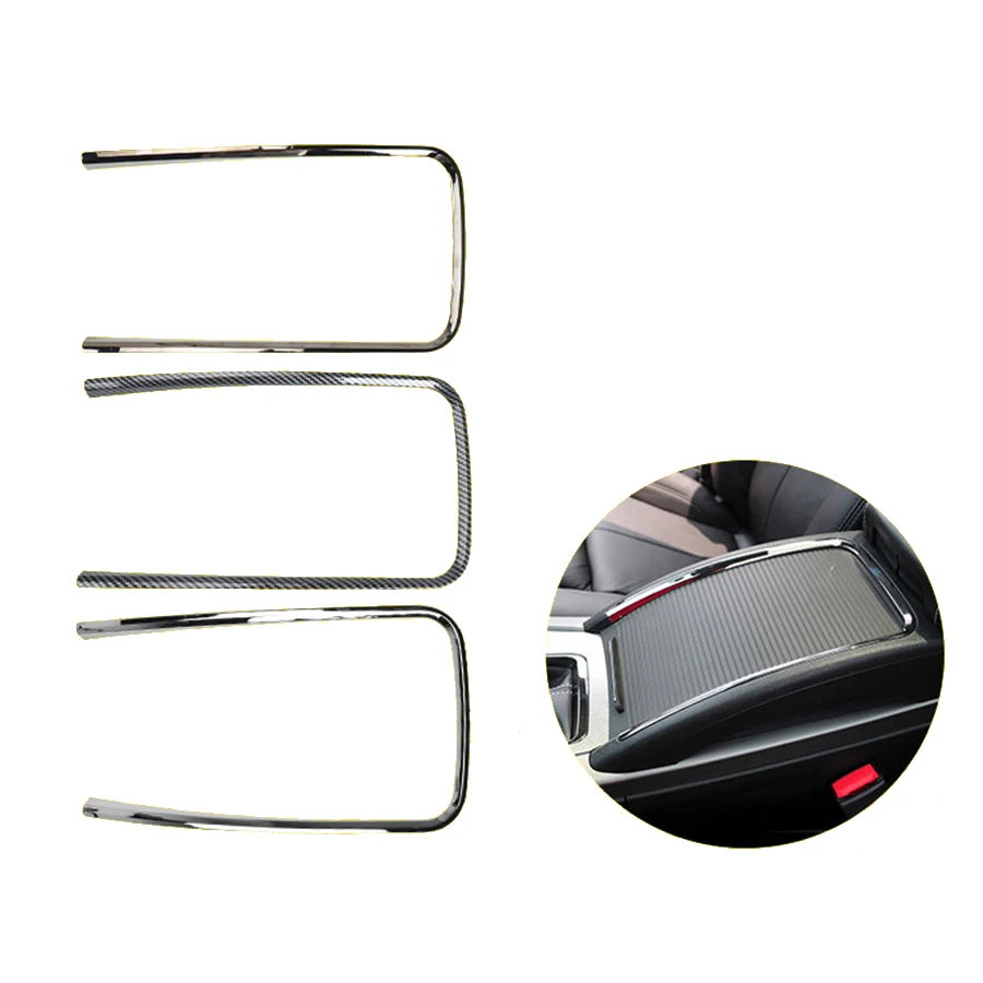 For Buick Lacrosse Car Water Cup Holder Strip Plating Trim Ring Console Armrest Box Storage Box Electroplating Strip 2009-2013