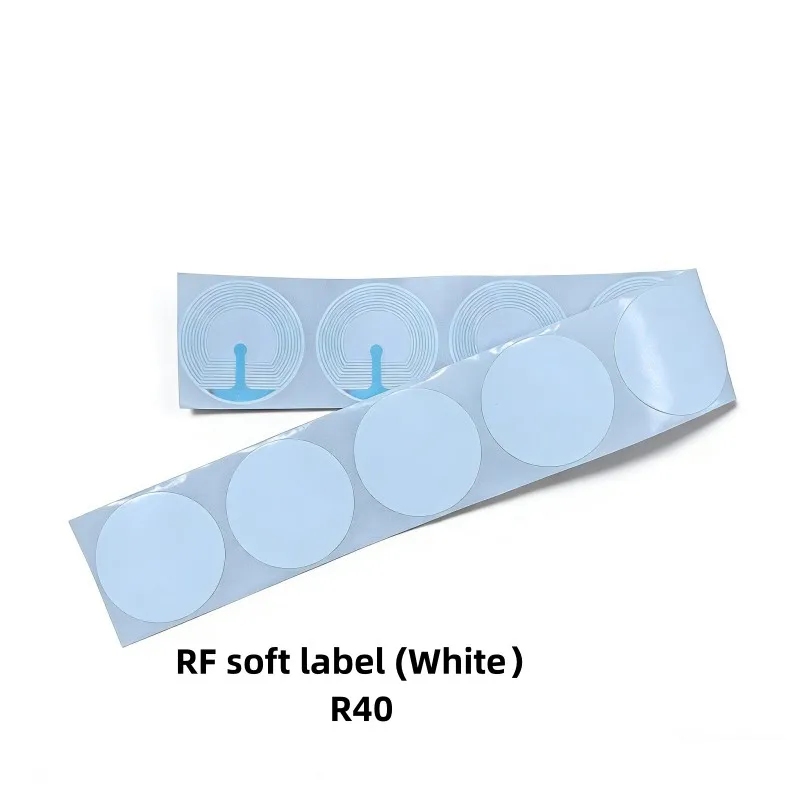 

5000 Pieces Round 40mm Cosmetic Beauty Shop Anti Theft Adhesive Stick White Markup Security Eas Soft Label for Retail Store