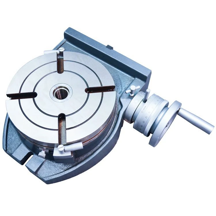 High-precision vertical and horizontal rotary table or indexing plate