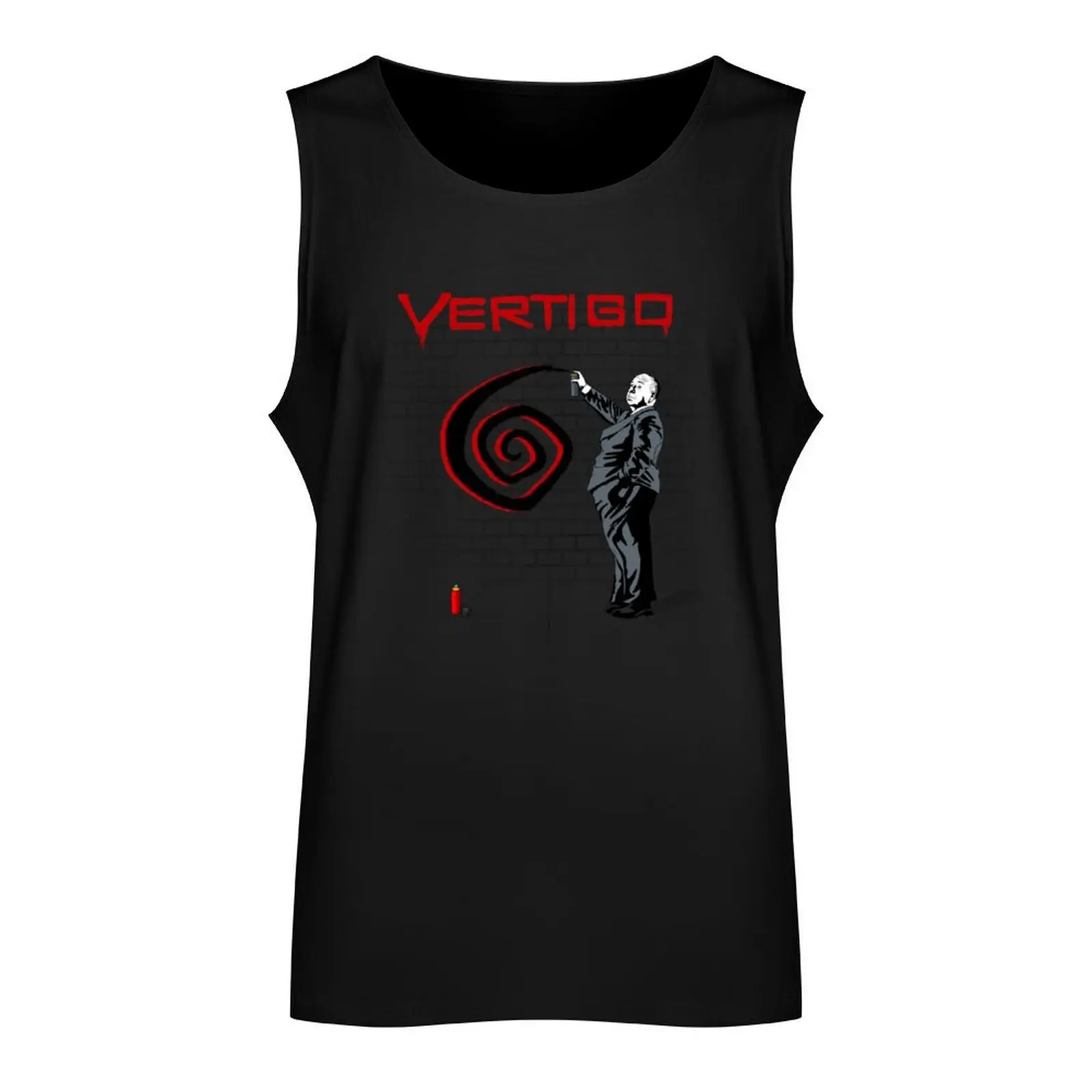 Hitchcock vertigo Tank Top Man summer clothes Men's gym t-shirts