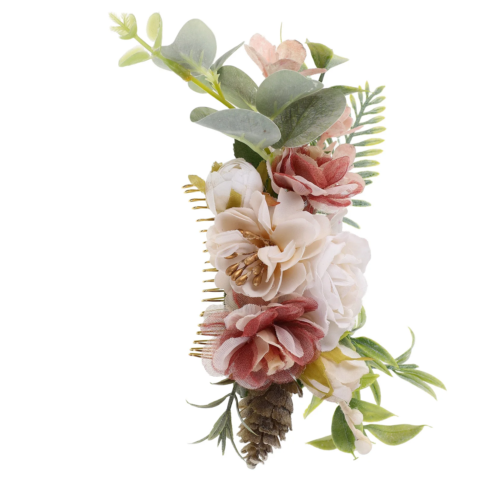 

Bride Wedding Hairpin White Pearl Floral Hairpiece Bridal Hair Comb Bridal Shower Clip Hair Accessories for Women Wedding