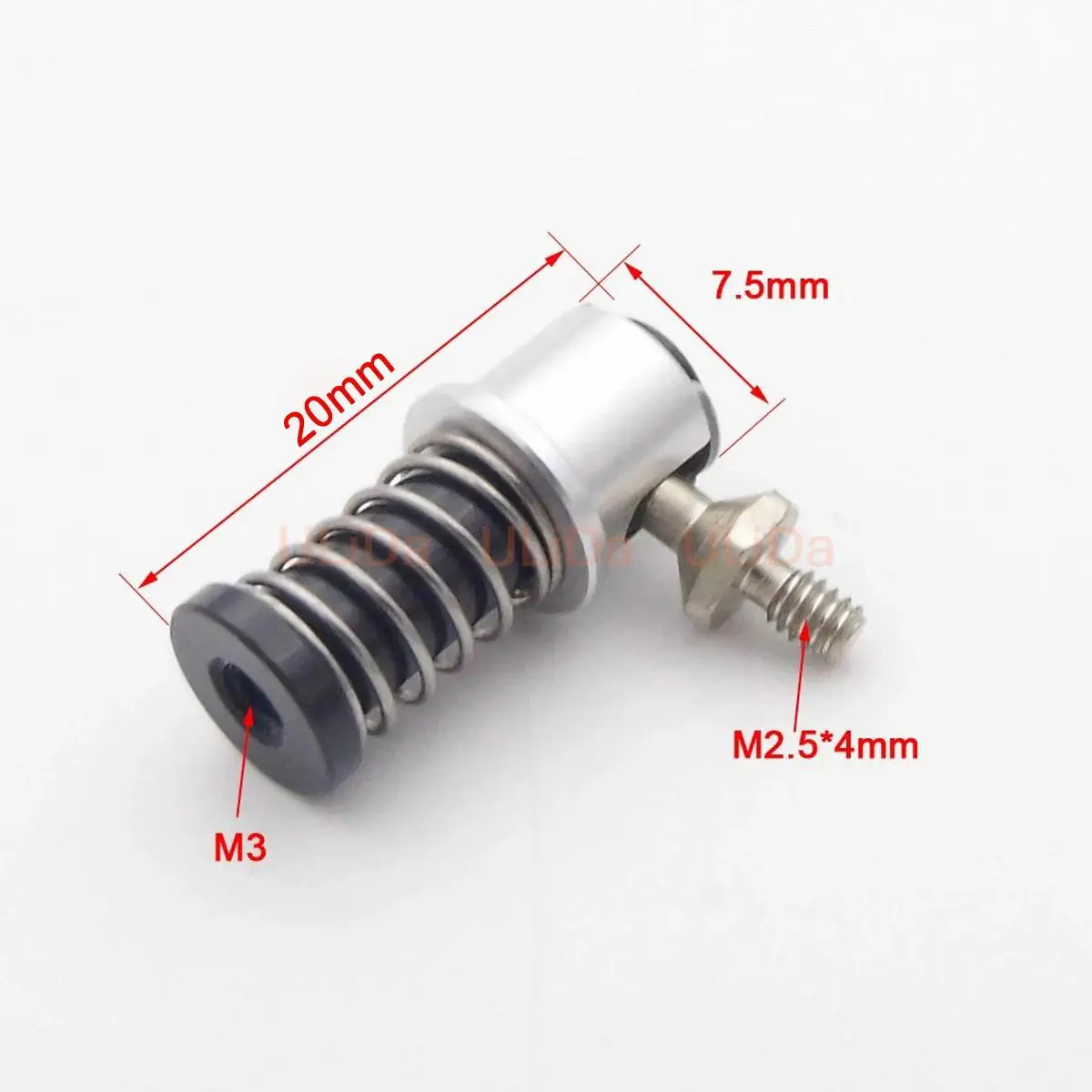 2pcs Integrated Spring Quick Release Metal Ball Head Buckle M3 Fast Ball Joint Linkage Positioning Bean for RC Aircraft Boat
