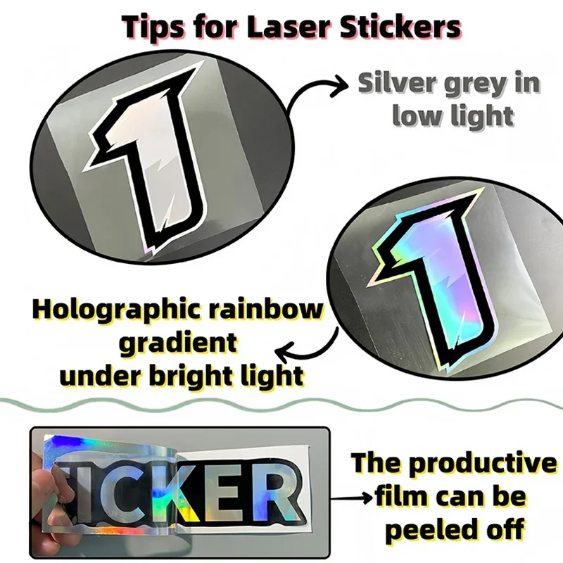 1PC "Geen Risico Geen Plezier" Slogan Auto Motor Sticker Set Energieke Auto Moto Decor