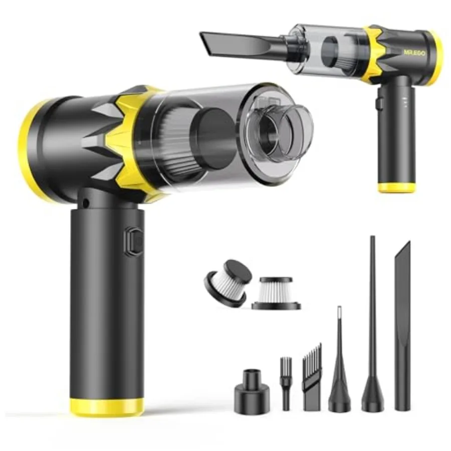 

Mini Car Vacuum Portable Cordless, 20000Pa High Power Suction Handheld Vacuum Cleaner, 4-in-1 Portable Vacuum for Car, Office a
