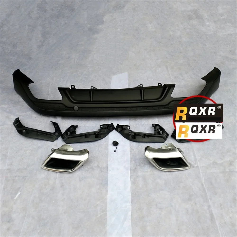 Front & Rear Surround Kit Side Skirt Bumper grill grille assembly for Ford Edge 2015-2018 modified 2.7 sported