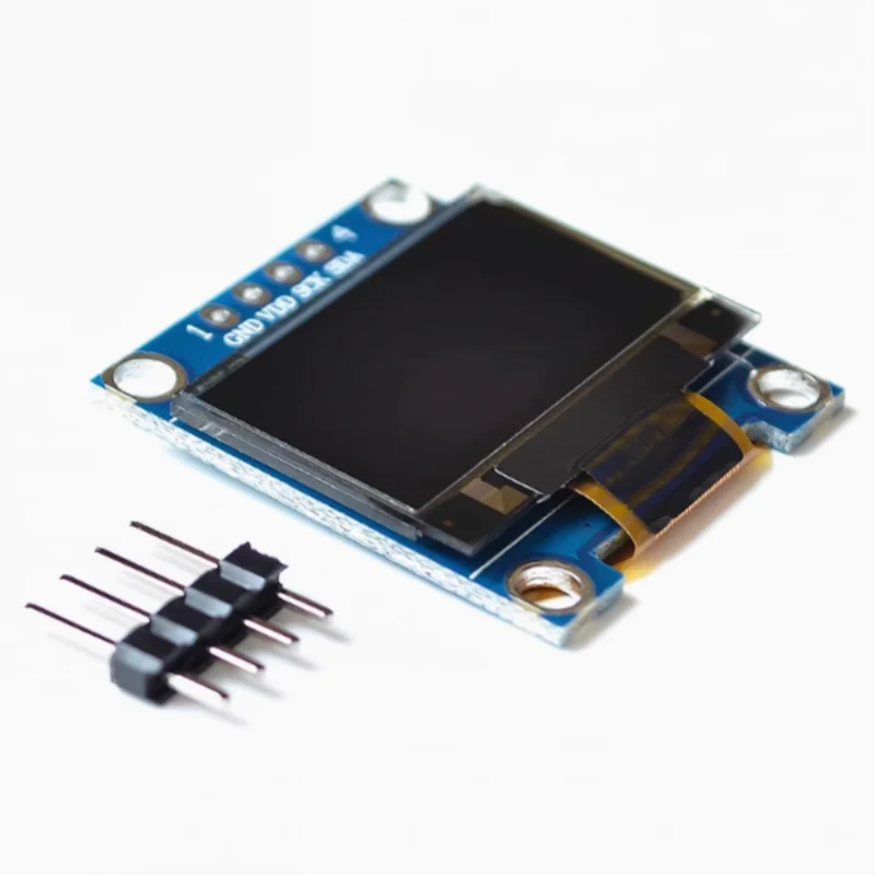 1PCS  New 0.96 inch blue white yellow blue two-color IIC communication small OLED display module 51 MCU