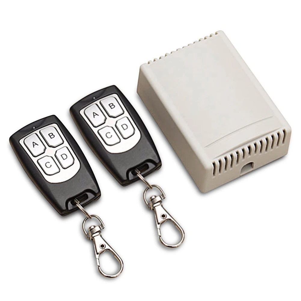 Leading-12V 4CH Channel 433Mhz Wireless Remote Control Switch Integrated Circuit With 4 Transmitter DIY Replace Parts Tool Kits