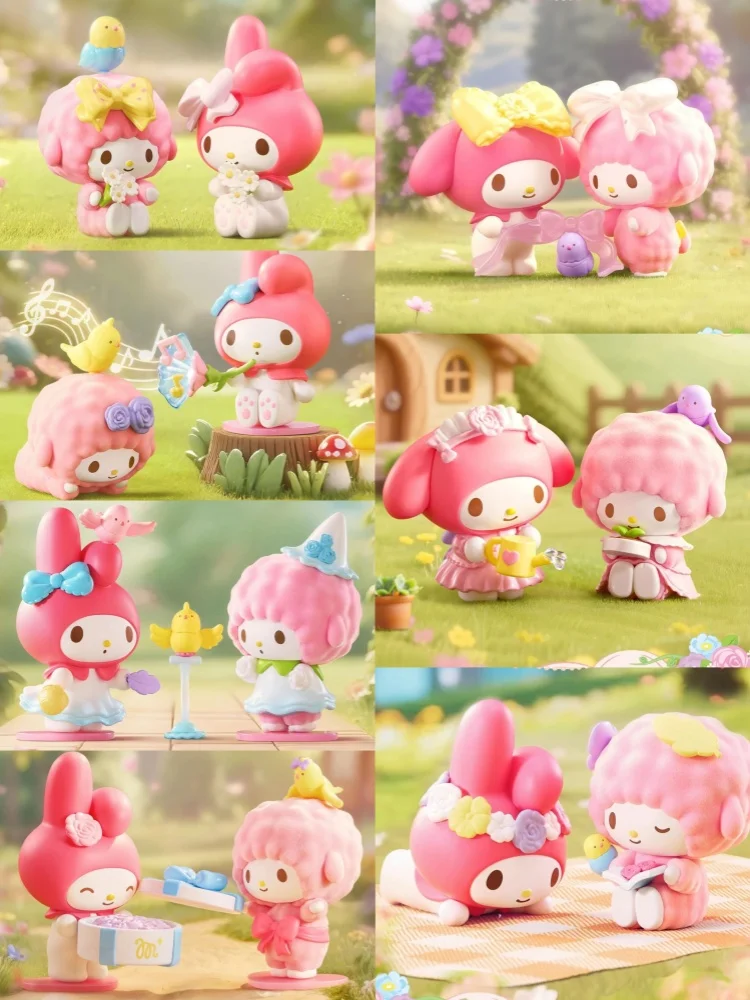 

Оригинальные персонажи мультфильмов «Моя мелодия и моя сладкая пианино», серия «Птичье приключения», слепая коробка, милая кукла, орнамент, игрушка, загадочная коробка