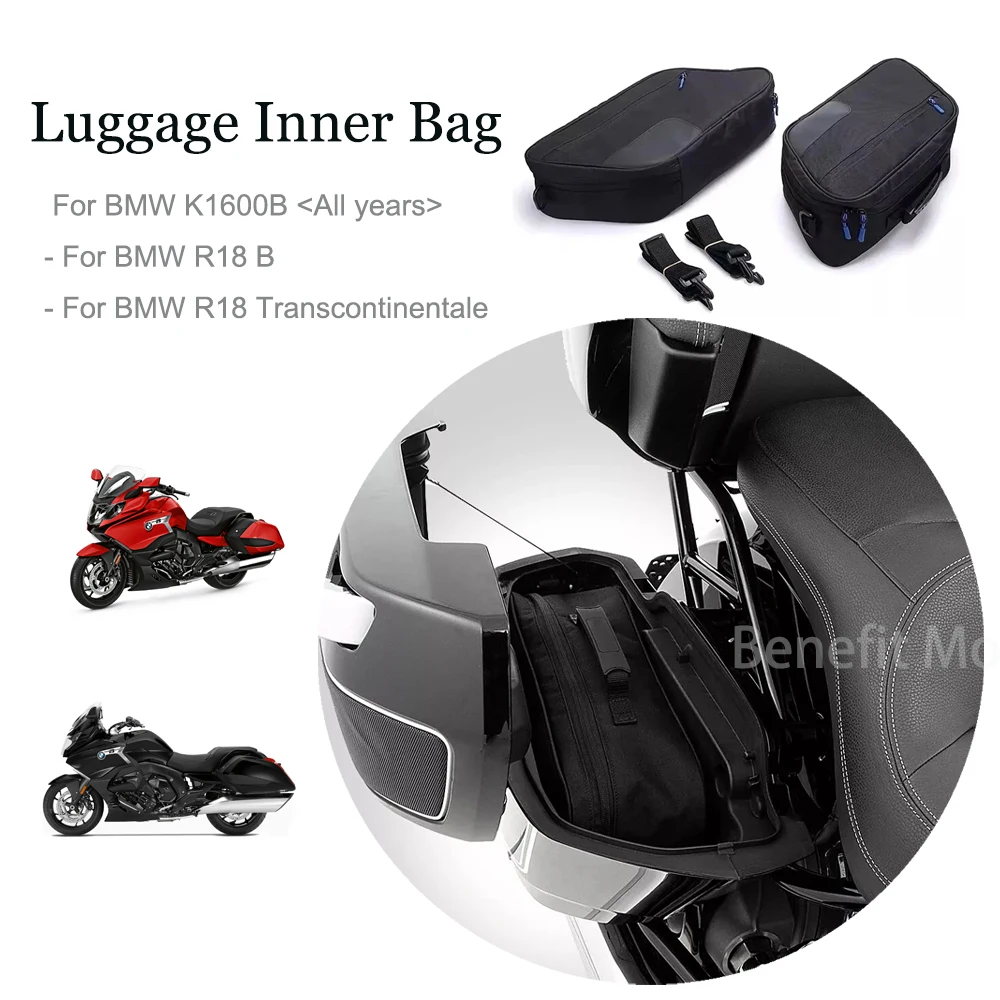 

New Motorcycle side luggage bags saddle lining bags Waterproof Saddle Bag For BMW R18 B R 18 Transcontinental K1600B K 1600 B
