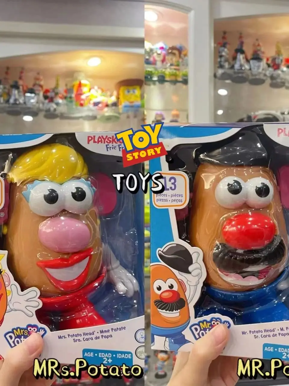 トイストーリー　ミスターポテトヘッド ミセスポテトヘッド フィギュア　未使用 ディズニー トイ ストーリー 3 クラシック Mr.ポテト ヘッド ミセス