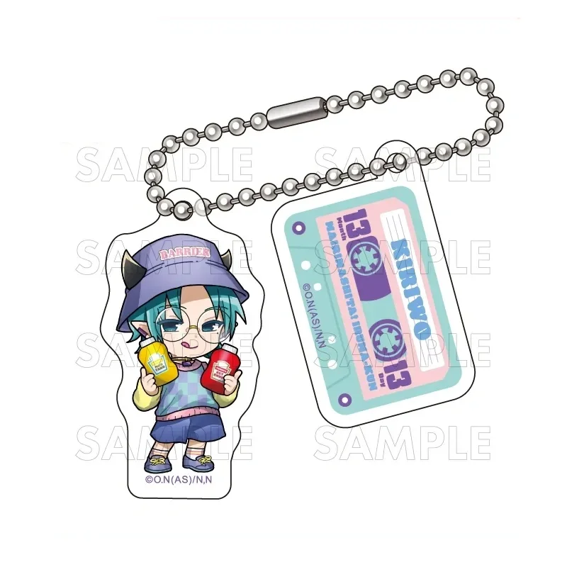 

Welcome to Demon School! Iruma-kun 6cm Acrylic keychain Clara Valac Cute Chibi Shopping Cart Design Birthday Gifts