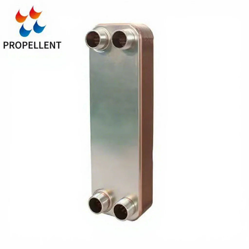 PLQ095A Brazed Plate Heat Exchanger (Propelent) SUS304/316L/Copper Competitive Price 380V/220V for Heat Pump Chiller Oil Cooling