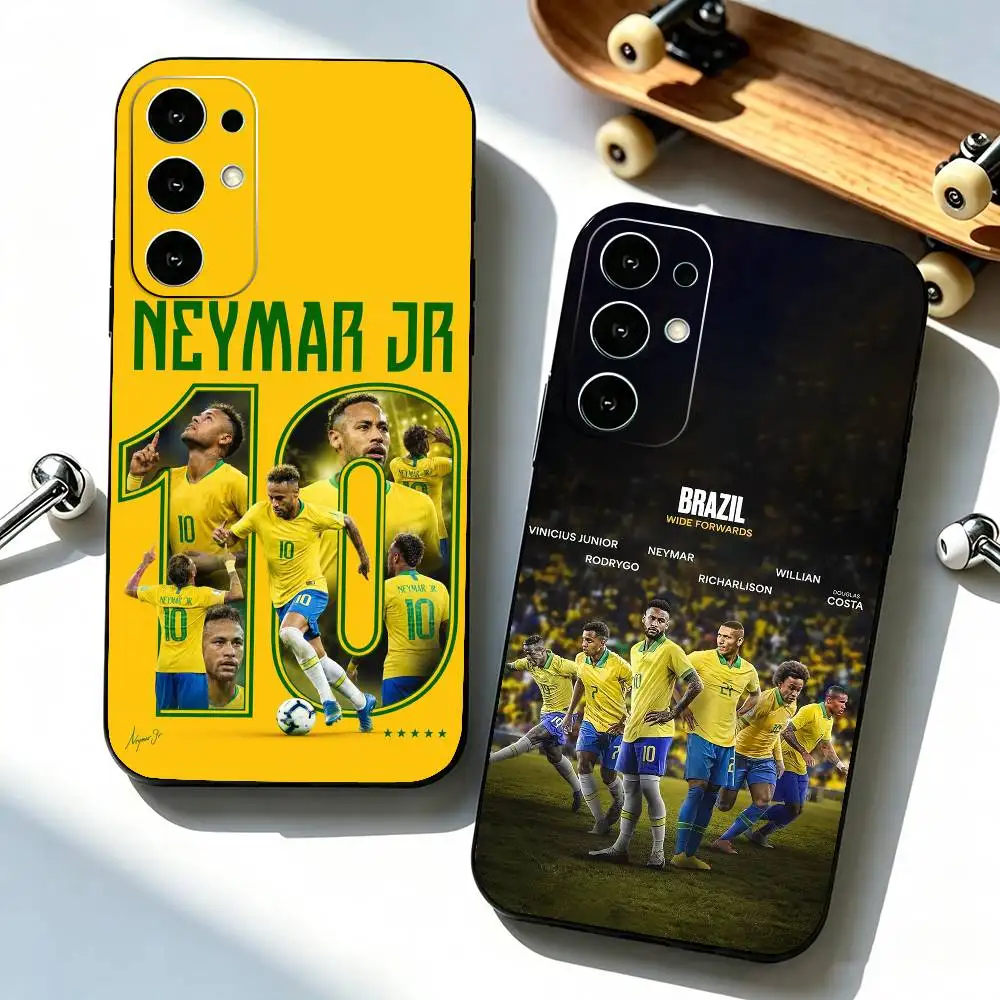 For B-Brasil Football team  Phone Case For Samsung S25,S24,S21,S22,S23,S30,Ultra,S20,Plus,Fe,Lite,Note,10,Black Cover