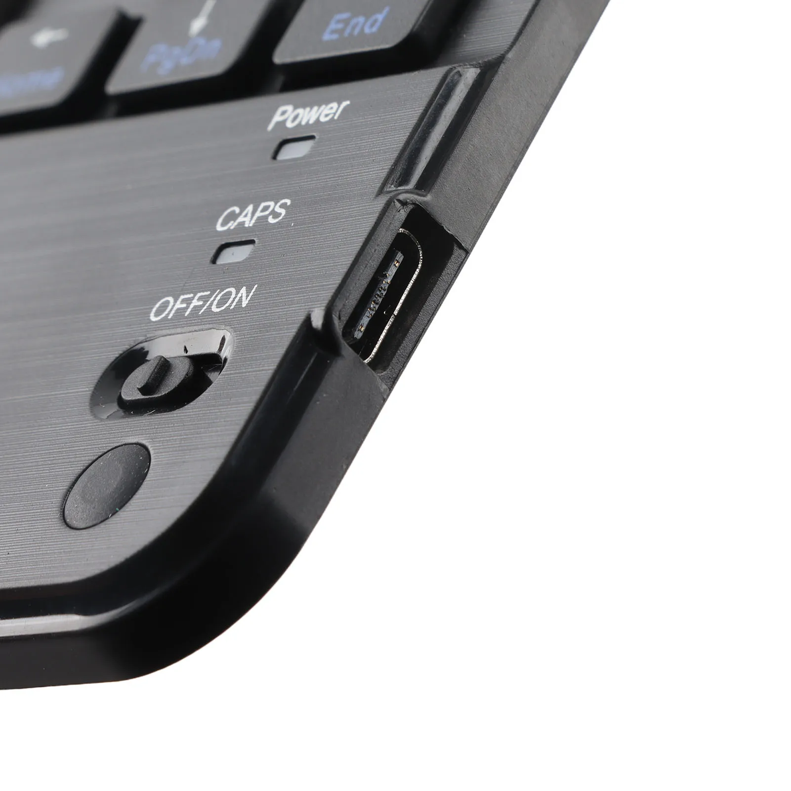 UltraSlim Mini Wireless Keyboard Type C Charging Bluetooth Keyboard 59 Keys with Touchpad for Windows PC Android Tablet