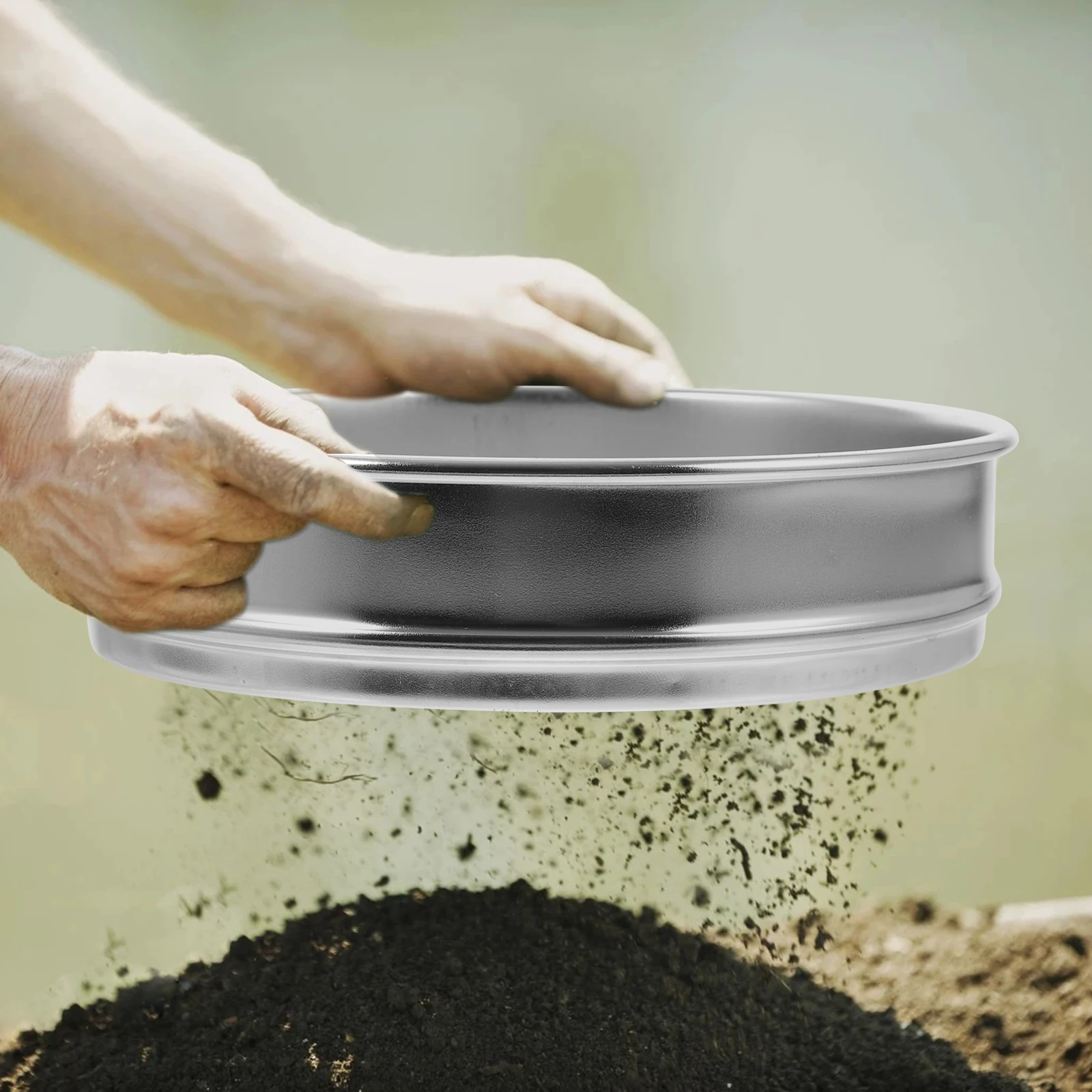 

Stainless Steel Standard Sieves Multi-Functional Soil Sifter Labs Test Mesh Economy Sifter Sample Inspection Sieve Wire Cloth