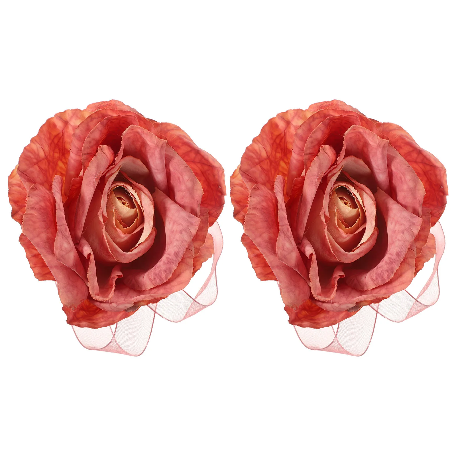 

2 Pcs Curtain Tie Window Curtains Elegant Floral Tieback Ties for Artificial Flower Buckle Rope Fabric Tiebacks Holdback