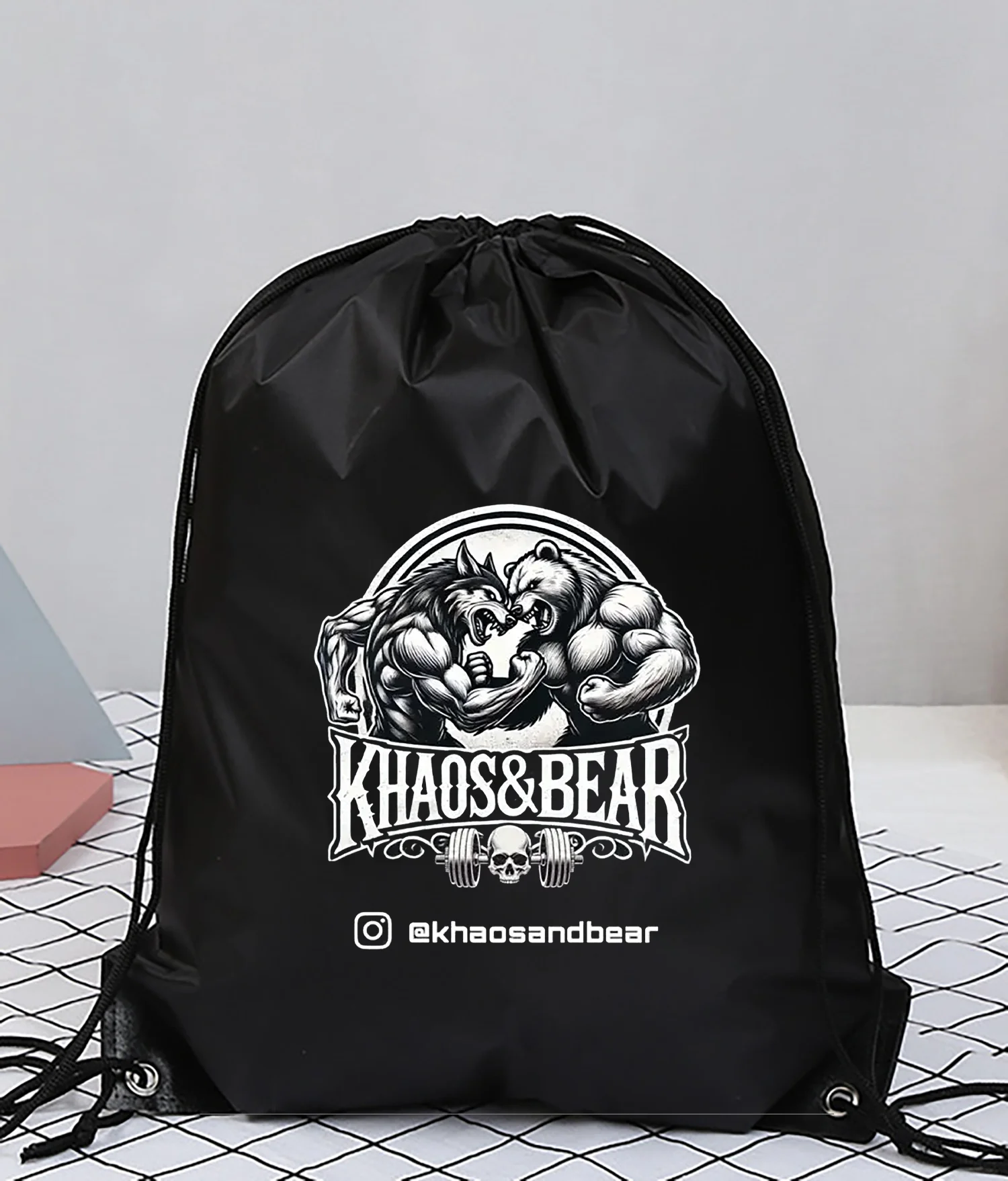 15 Pcs Custom Bag Printing Logo Schoolbag Promotional Outdoor Casual Gym Sport Waterproof Football Bag Drawstring Backpack