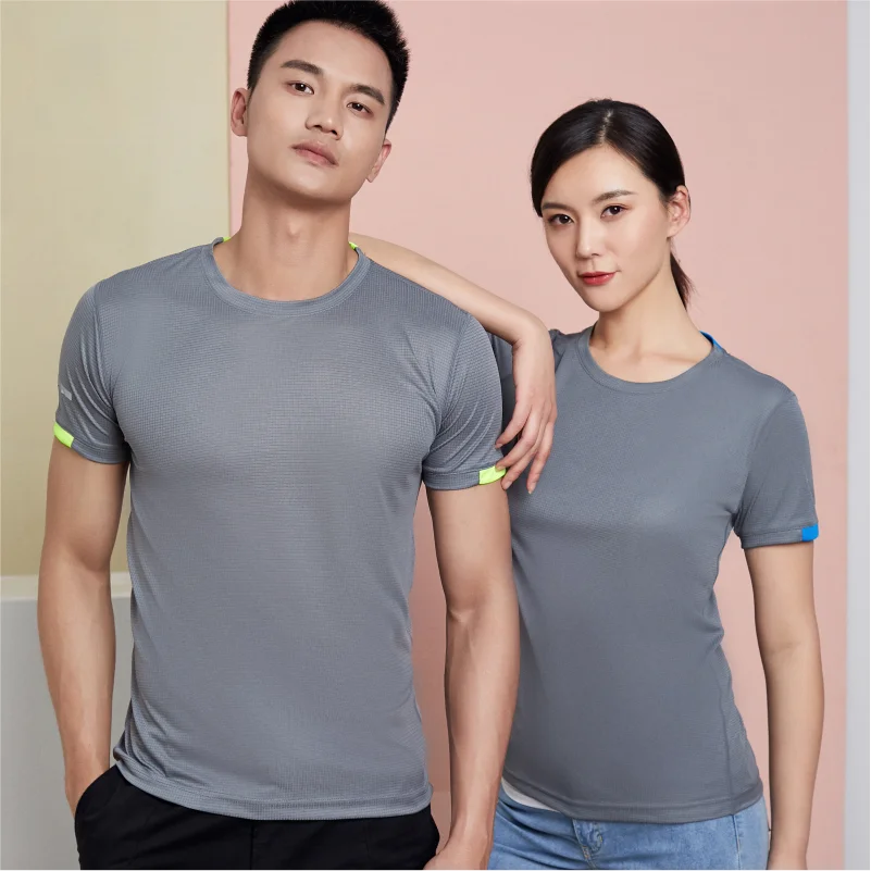 Quick-drying Sport T-Shirt Custom Printing Personality Design Outdoor Round Neck Polyester T-Shirt Embroidery Team Logo Pattern