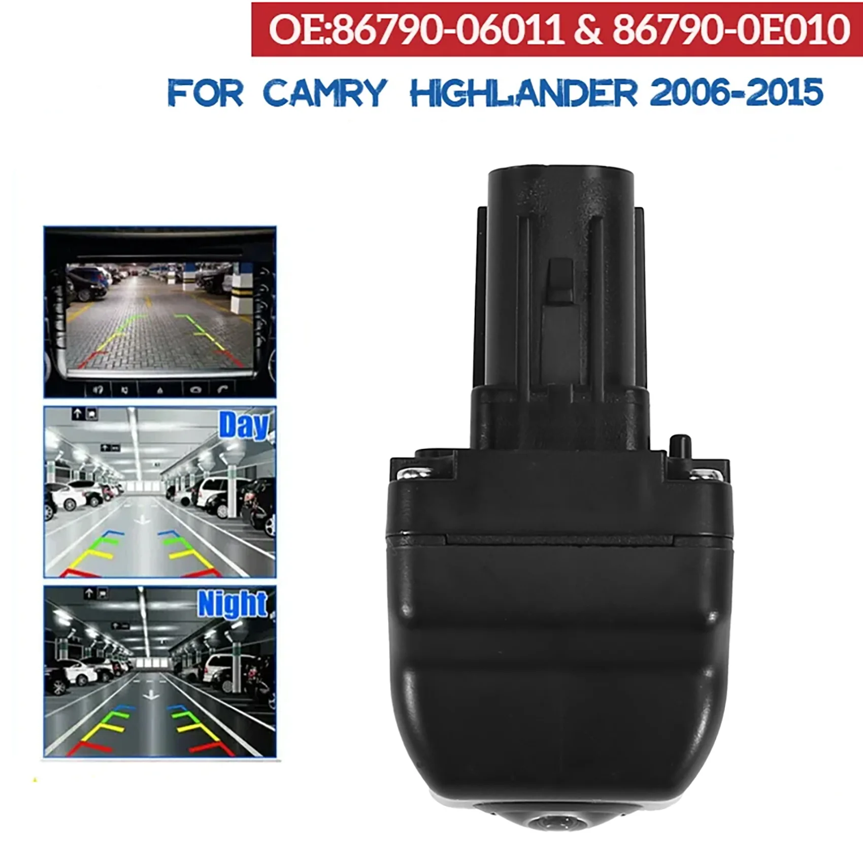 Stable-86790-06011 86790-0E010 Rear View Camera Reversing Assist Camera For Toyota Camry Highlander 2006-2015