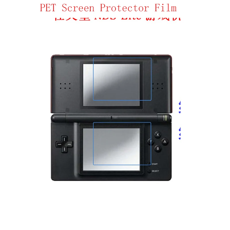 Soft Plastic PET Matte/Clear Screen Protector Protective Guard Film For Nintendo NDS Lite NDSL DS LITE,Dual Screen Game 10PCS