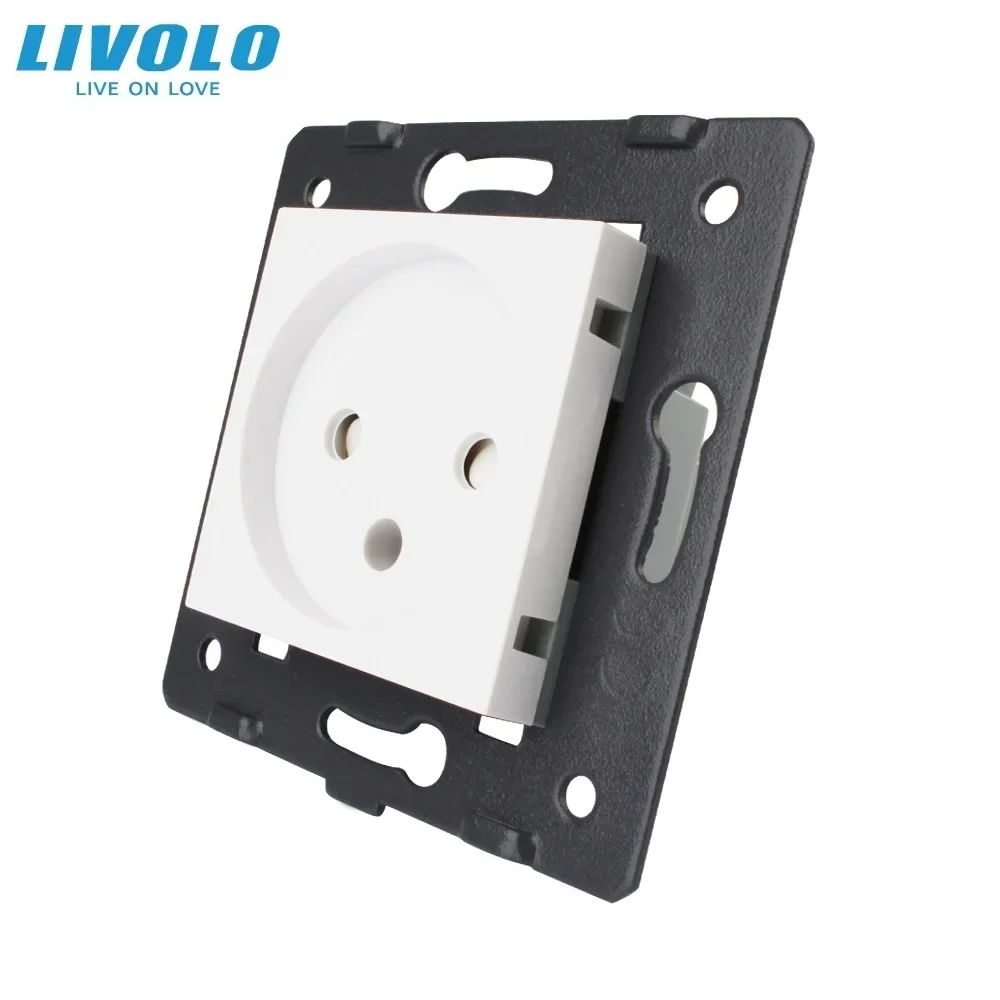 Livolo Standard Israel Power Socket, Without Glass Panel, AC 100~250V 16A Wall Power Socket, VL-C7-C1IL-11（4 colors）