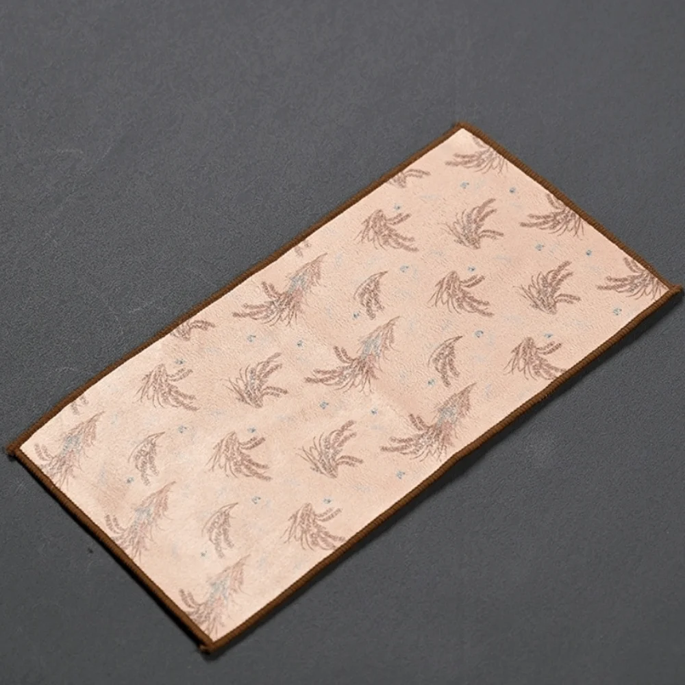 High-end Chinese Painted Suede Thick Tea Towel Super Absorbent Coaster Table Mat Hand Towels Absorbent Towel Placemats Use