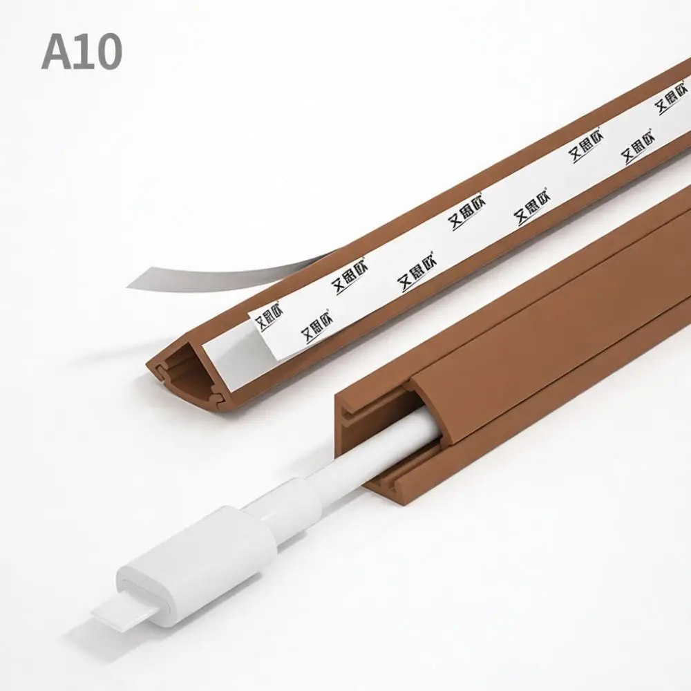 Decorative PVC Wall Corner Raceway Cable Management Molding Strip Wire Hider Organizer For Practical Home Wiring Solutions