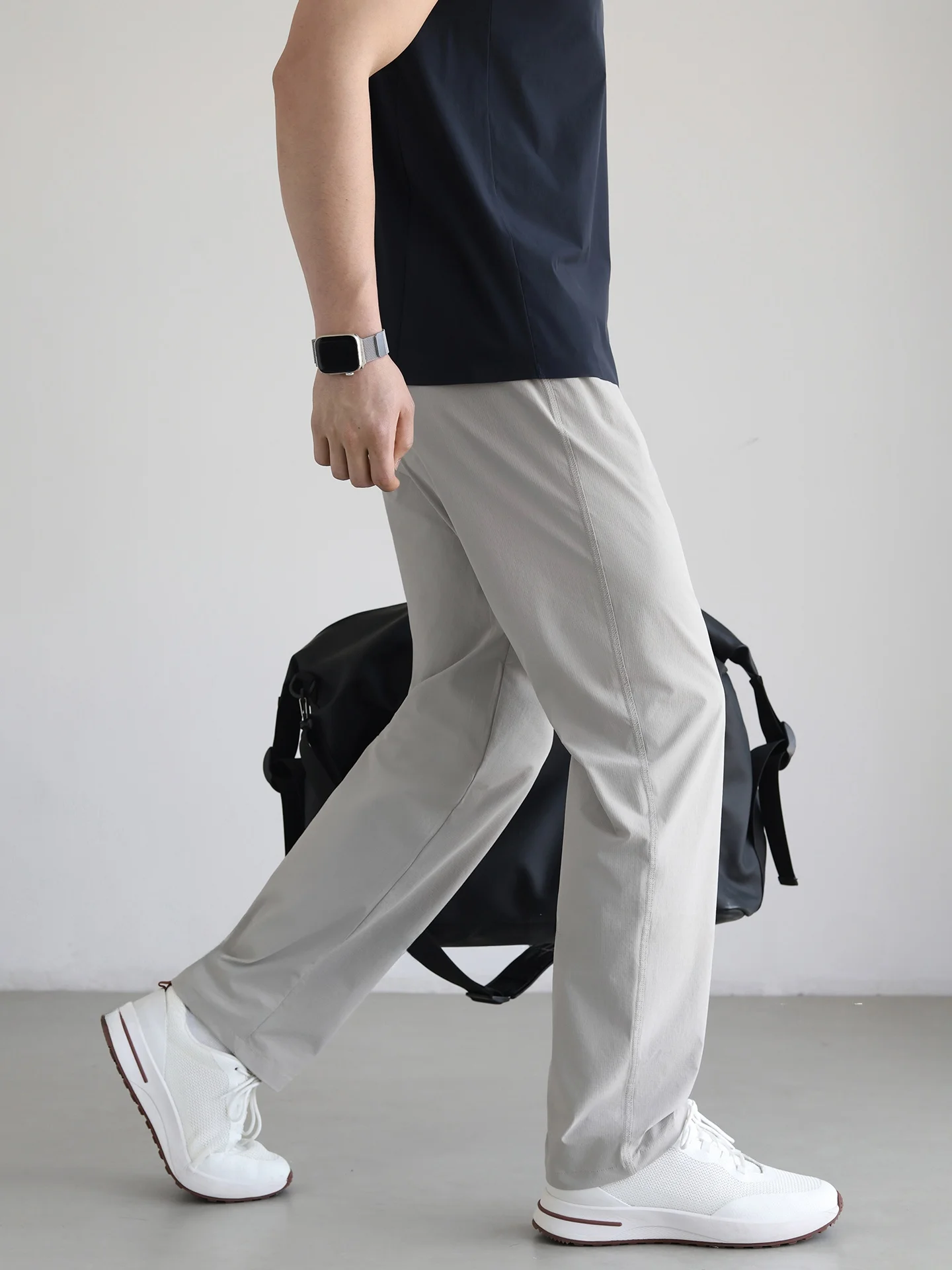 Lightweight Quick-Drying Unisex Straight Leg Casual Pants for Outdoor Commuting Summer Anti-Uv Comfortable Breezy Trousers