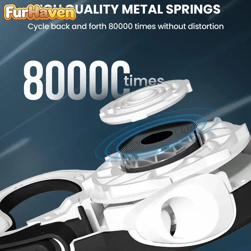 

FurHaven 5M Retractable Dog Leash Flashlight Anti-Slip Handle Dog Traction Rope for Dogs, No Tangle Poop Bag Dispenser