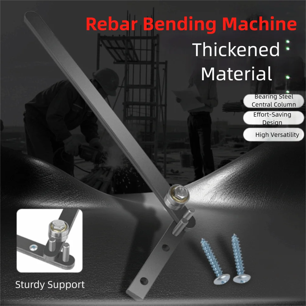 

Manual Steel Bar Bending Machine Time-saving Easy To Operate Iron/Steel/Copper Wire Angle Bender Rebar Bender