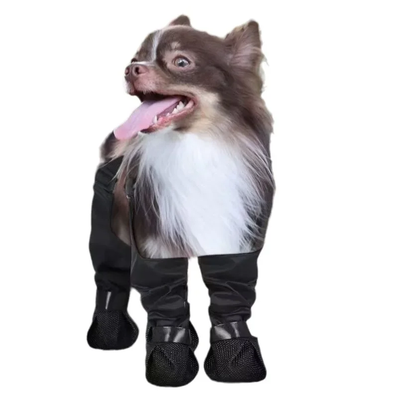 Anti Slip Dog Shoes Rain Boots Suspender Sock Dirty Proof Anti Fall Paw Protector Waterproof Soft Outdoor Small Dogs Hot New