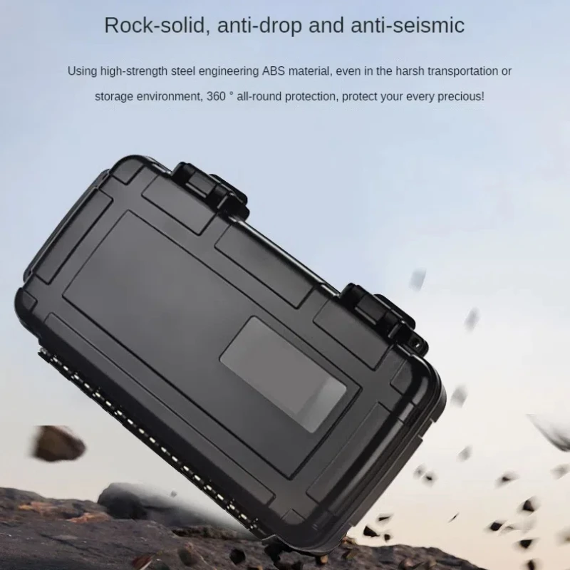 Portable Instrument  Plastic Box Small Size Drop-resistant Jewelry Box Waterproof Hard Case Hardware Storage Special Toolbox