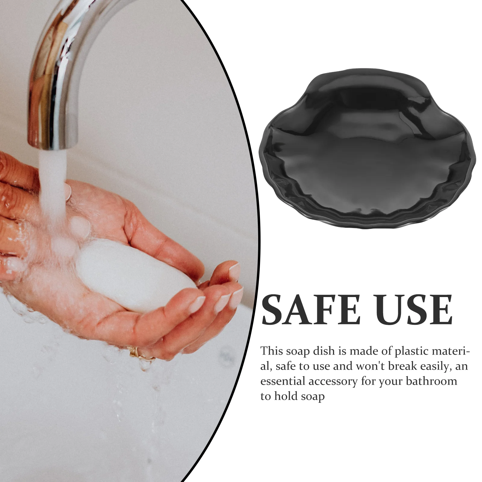 Shell Soap Dish Bathroom Bar Holder for Shower Shampoo Small Sea Dishes Jewelry